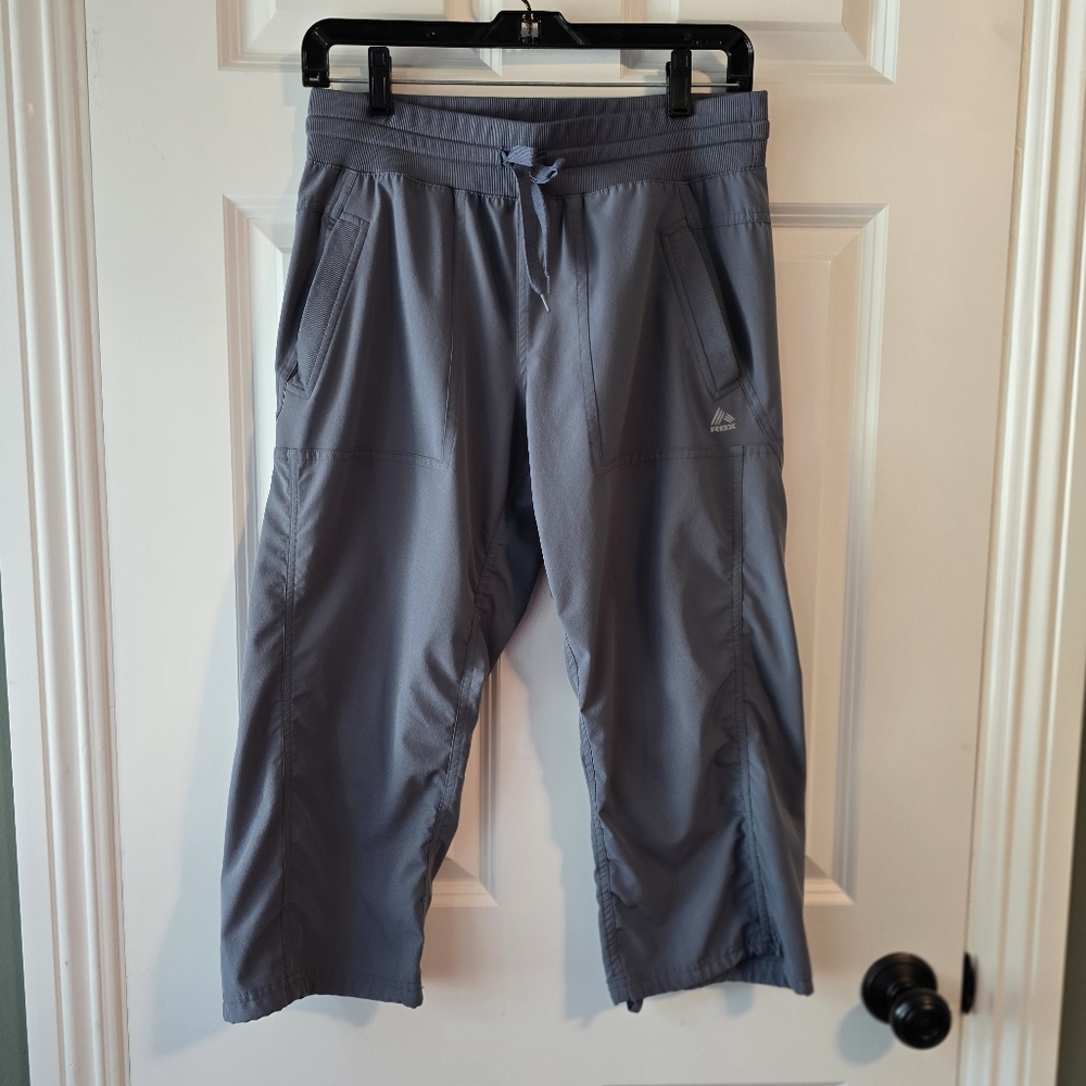 RBX Womens Gray Athletic Capris